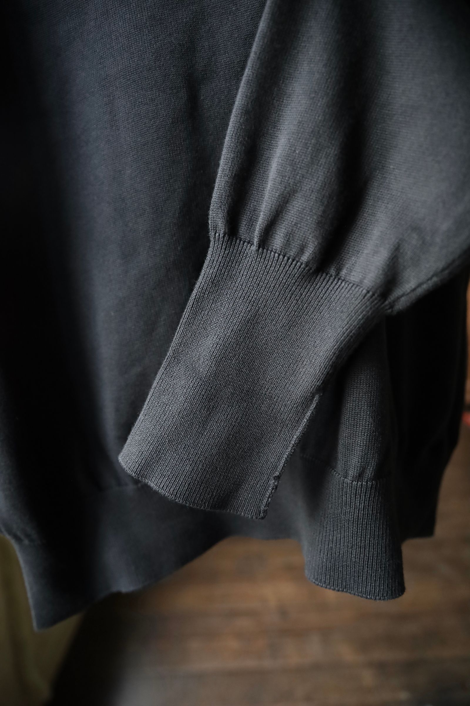 アプレッセ Cotton knit L/S T-Shirt(25SAP-03-01K)BLACK☆2月8日(土)発売！