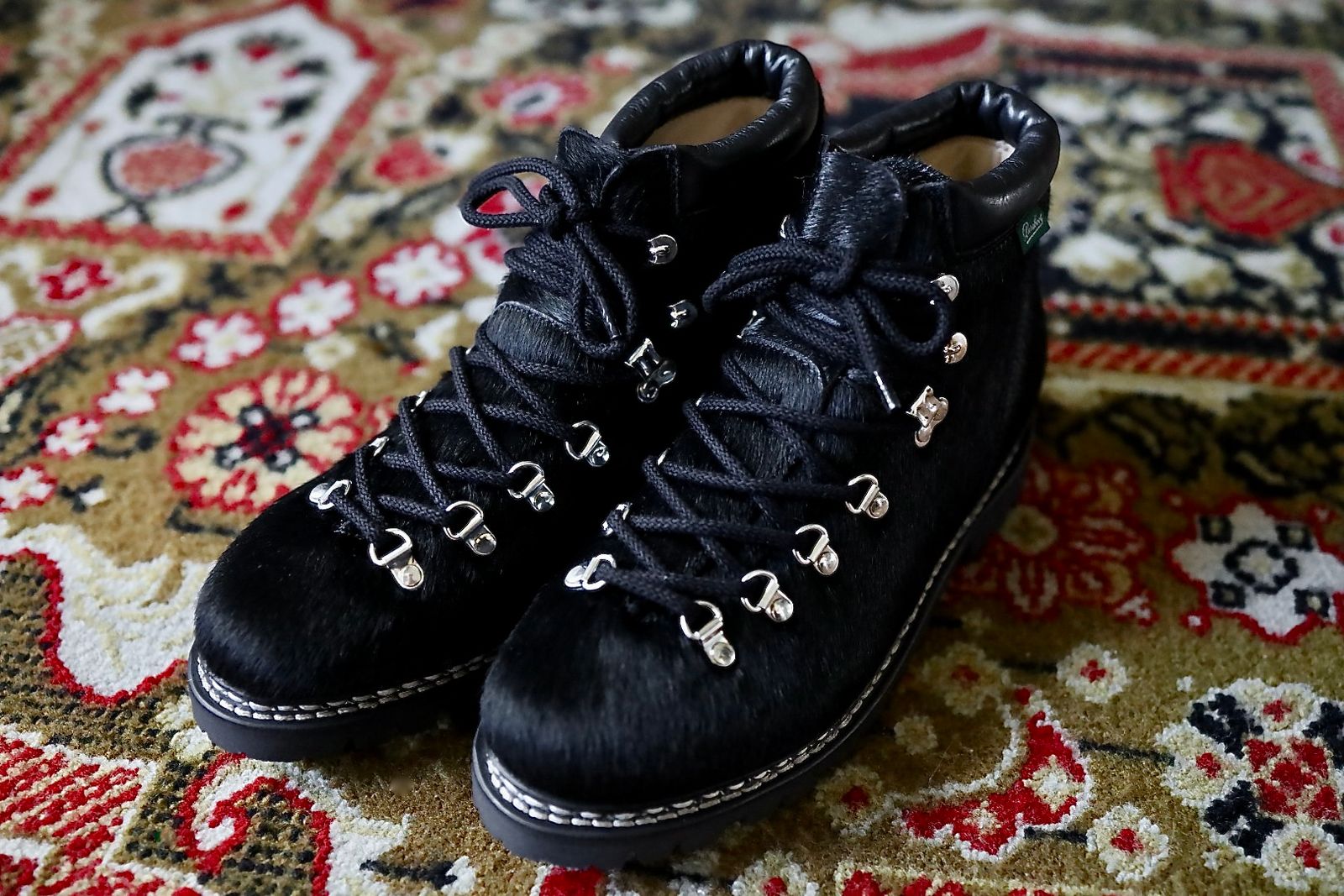 ジュンヤワタナベマン 25AW ヘアハイド PARABOOT (WP-K105-001)BLACK★新作発売!