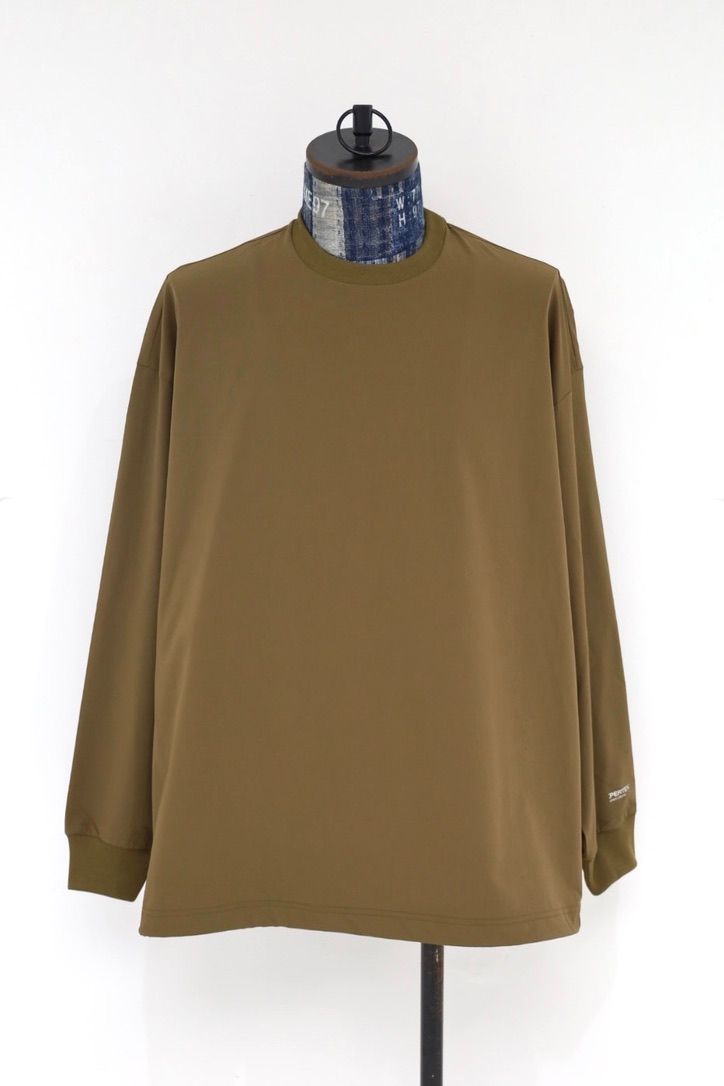 グラフペーパー PERTEX® EQUILIBRIUM L/S Crew Neck Pullover(GM263-70260)BROWN☆8月15日(土)発売！