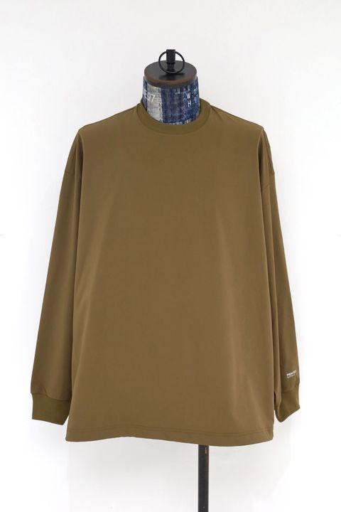 グラフペーパー PERTEX® EQUILIBRIUM L/S Crew Neck Pullover(GM263-70260)BROWN☆8月15日(土)発売！