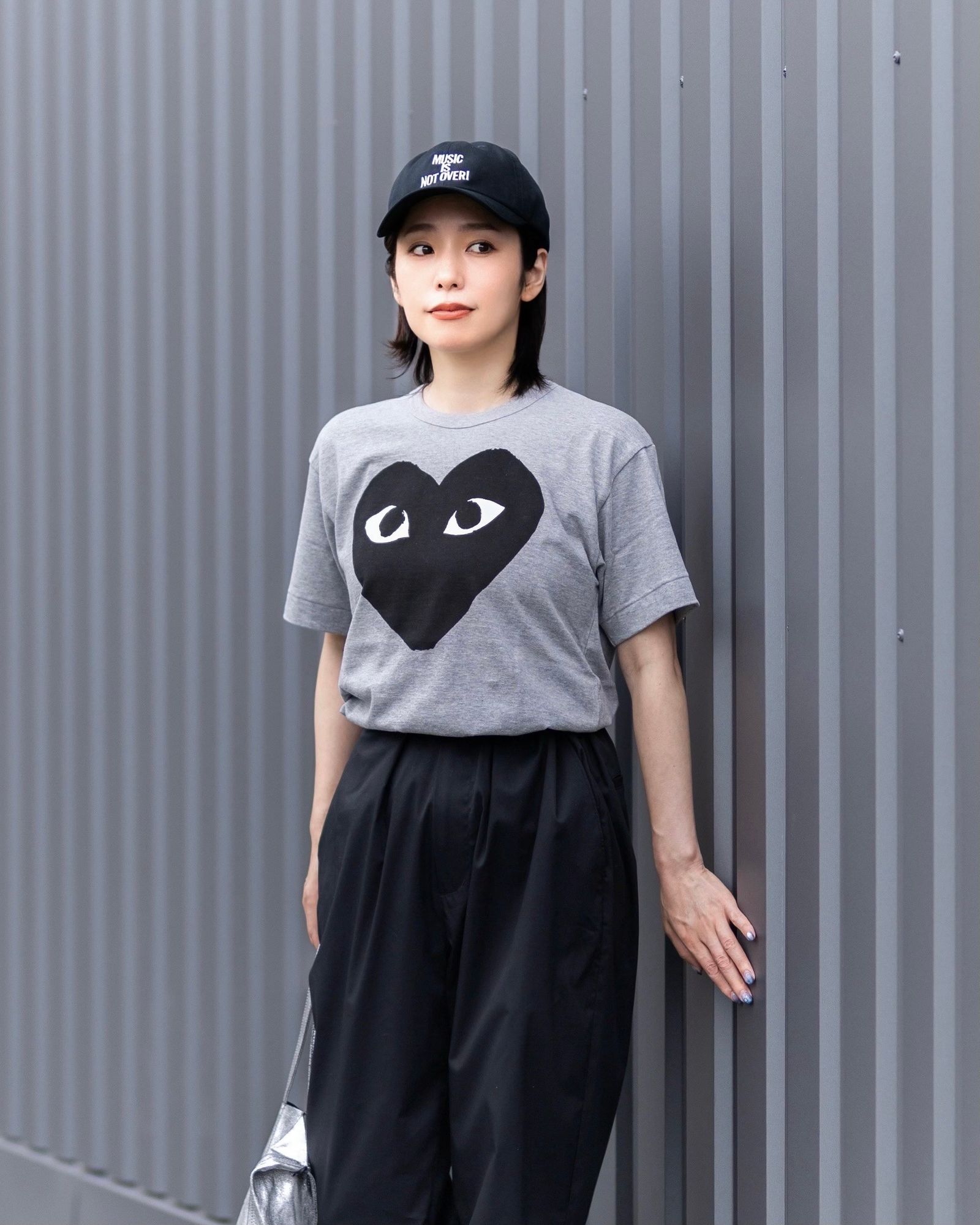 PLAY COMME des GARCONS  BLACK HEART Tシャツ style.2025.06.21