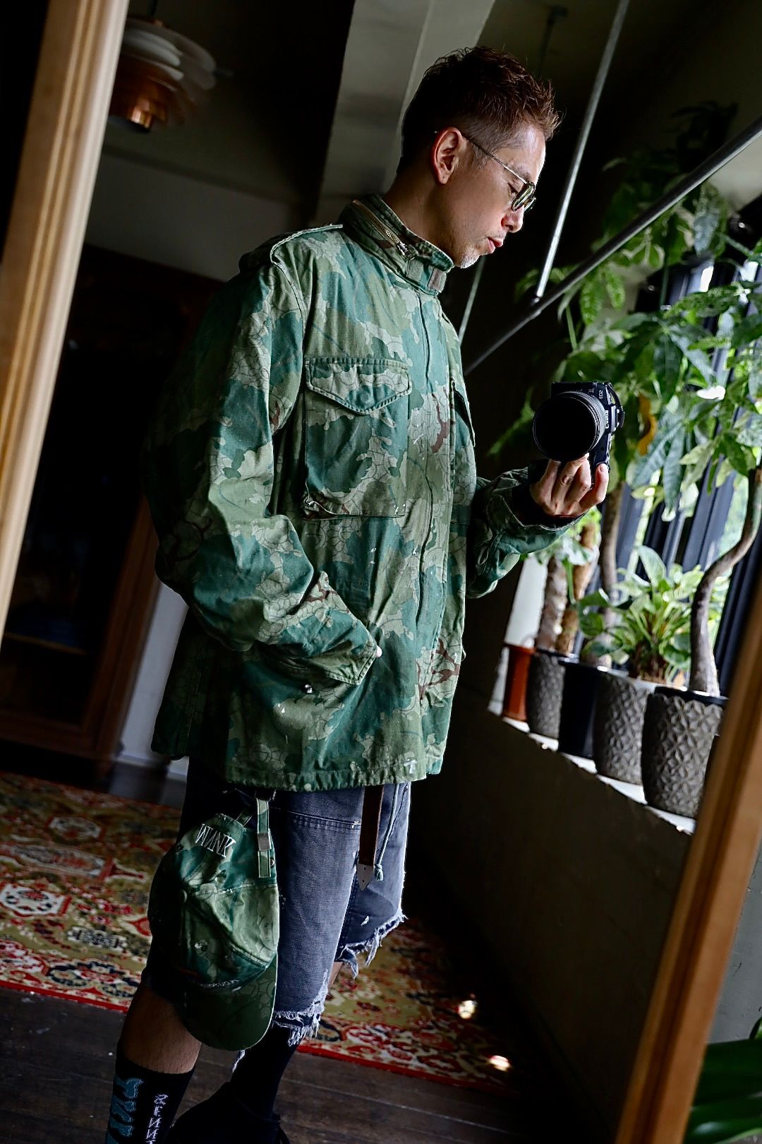 mononoke・made M-65 JACKET CAMOスタイル