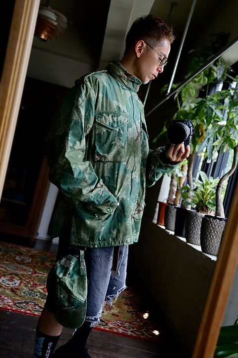 mononoke・made M-65 JACKET CAMOスタイル