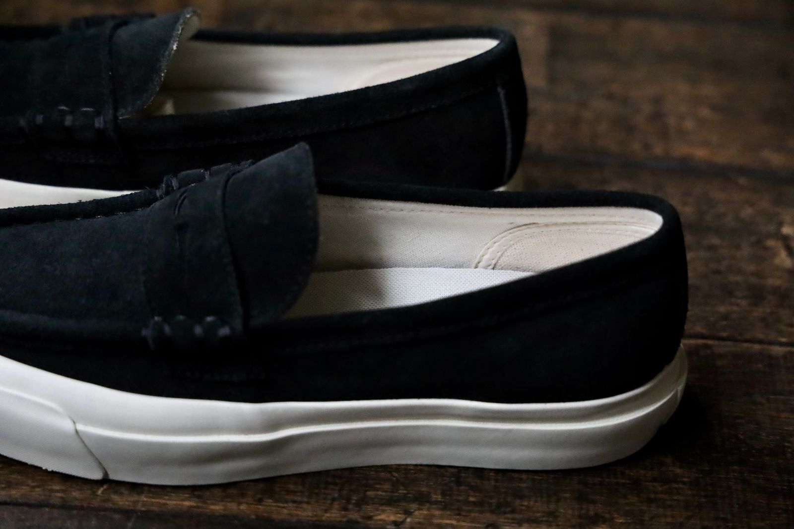 Graphpaper JACK PURCELL LOAFER グラフペーパー 黒 Graphpaper - グラフペーパー Jack Purcell for Graphpaper