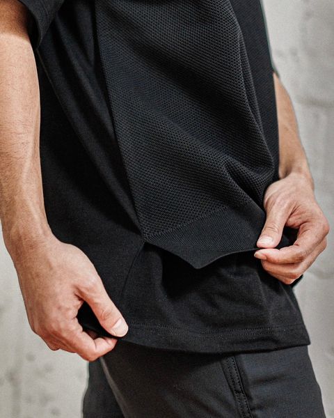 COMME des GARCONS HOMME 異素材切り替えS/S Tシャツ(BLACK)Tシャツ スタイル 2月8日(土)新作発売！