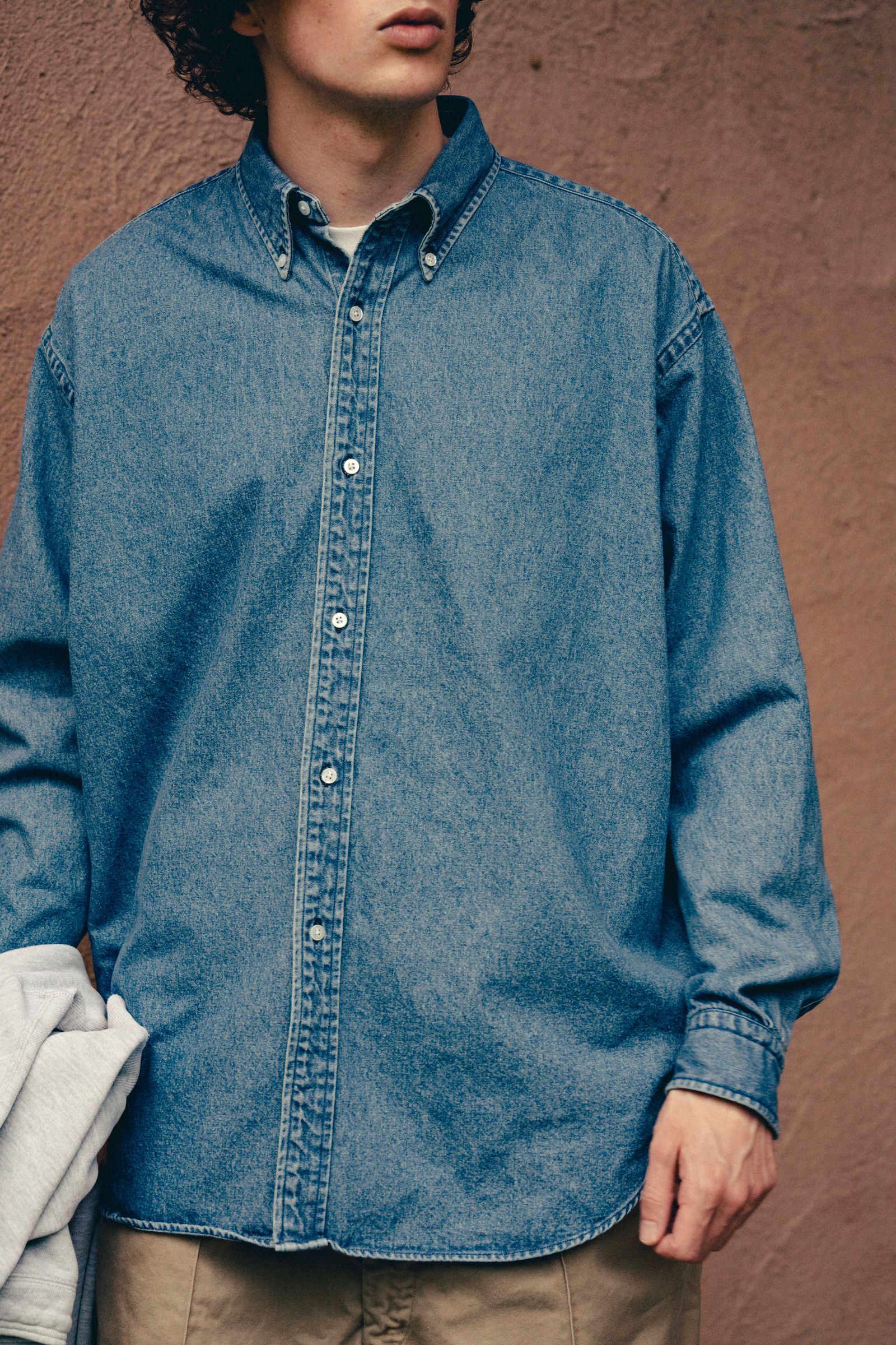 210411● 22ss A.PRESSE BD Denim Shirt 3