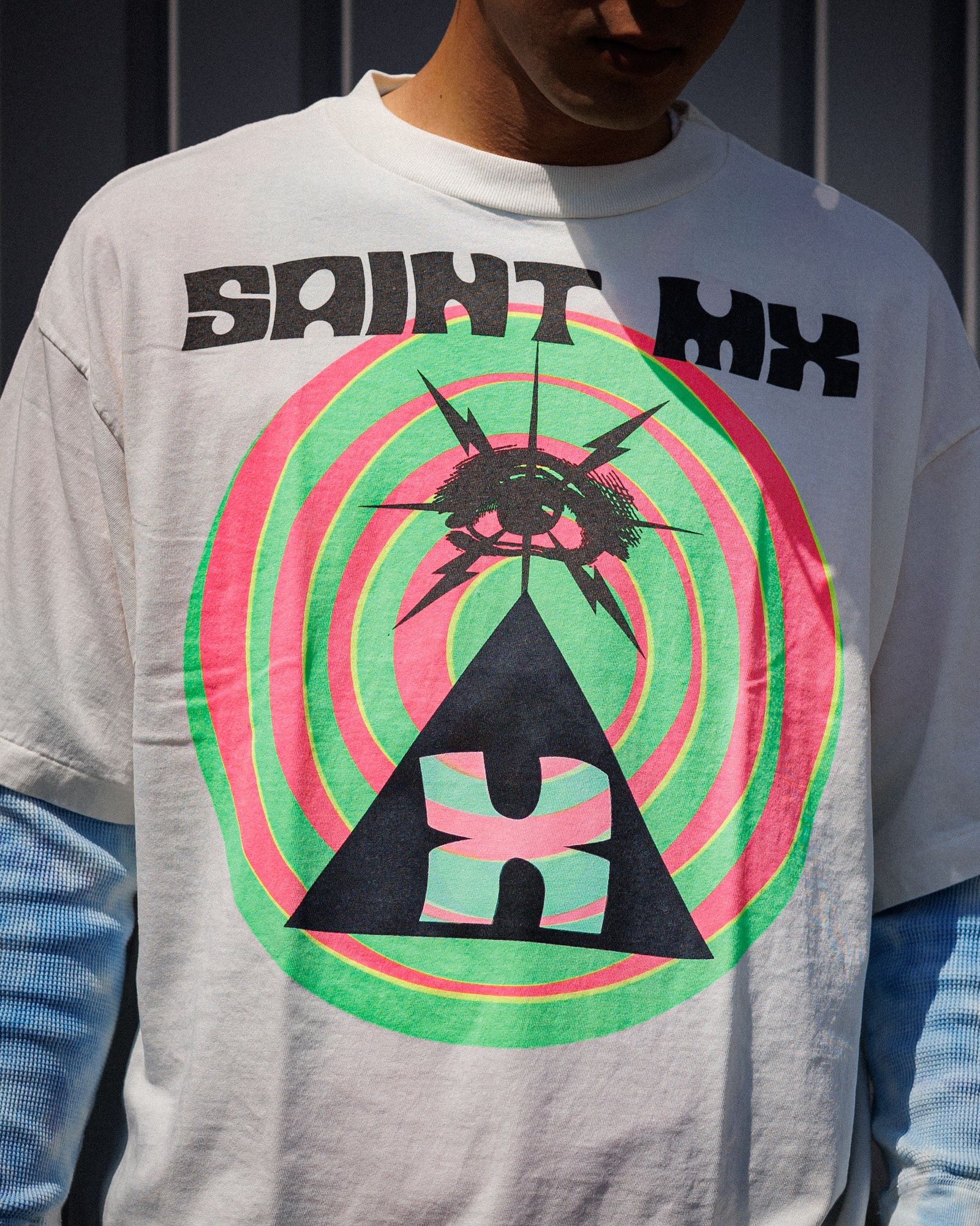 セントマイケル Tシャツ SAINT MX SS TEE(SM-HR8-0000-018)WHITE