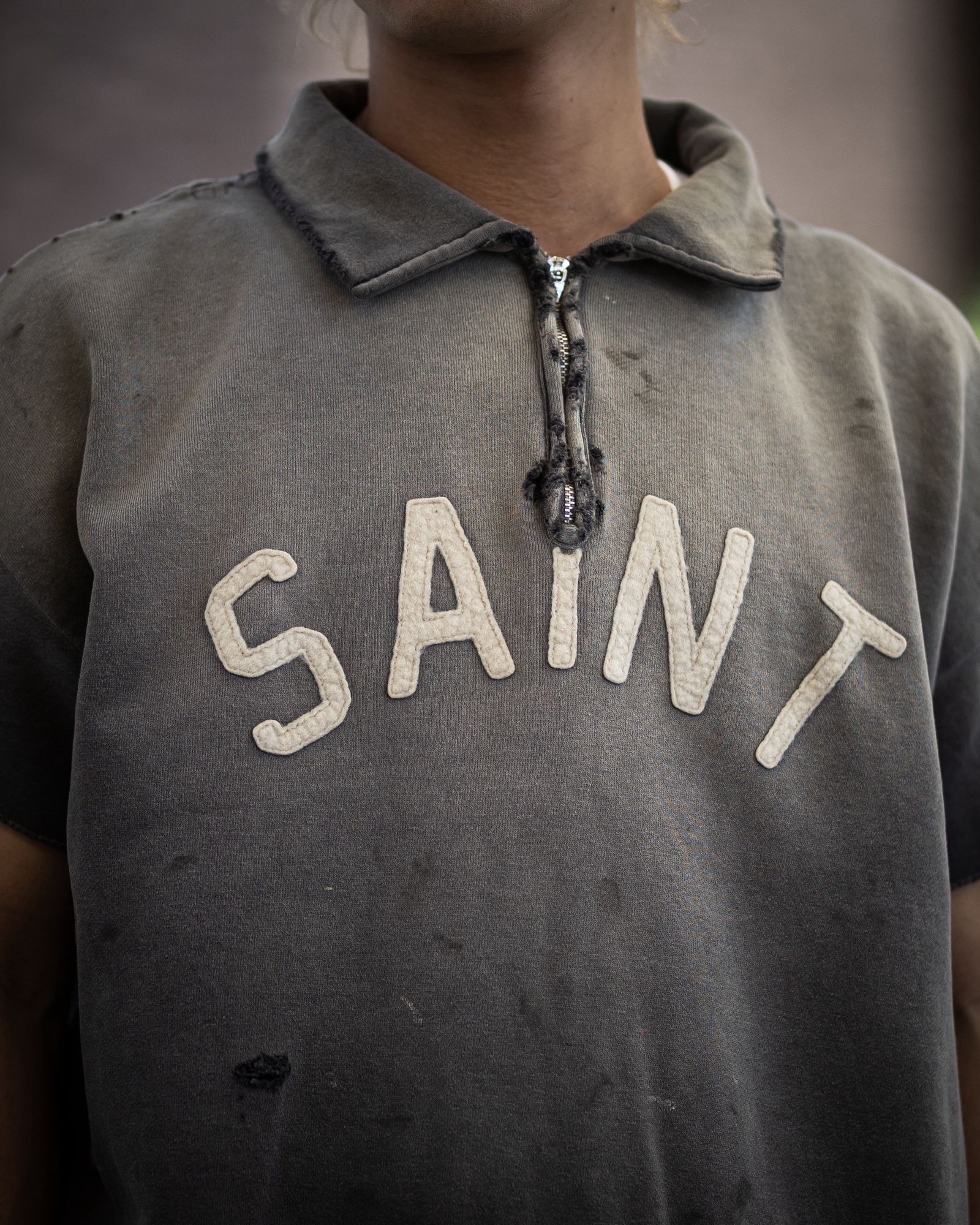 SAINT Mxxxxxx SAINT HALF ZIP SWEAT PICK UP STYLE