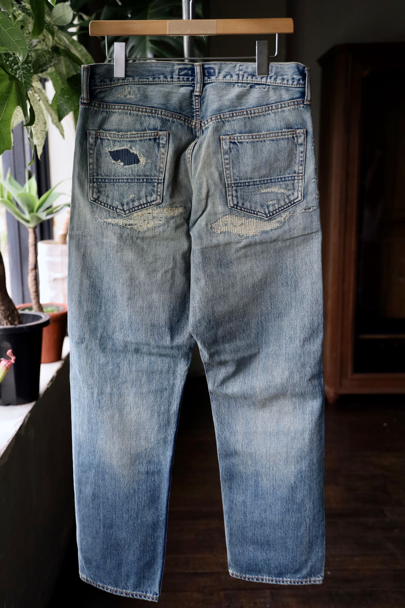 ファンダメンタル デニムパンツ CLASSIC STRAIGHT DENIM CS123 (FA25/MG123)INDIGO