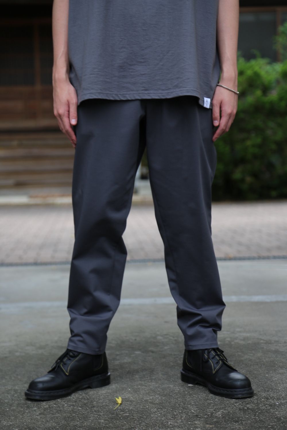 Graphpaper Compact Ponte Chef Pants(GM213-40042B) style.2021.7.18