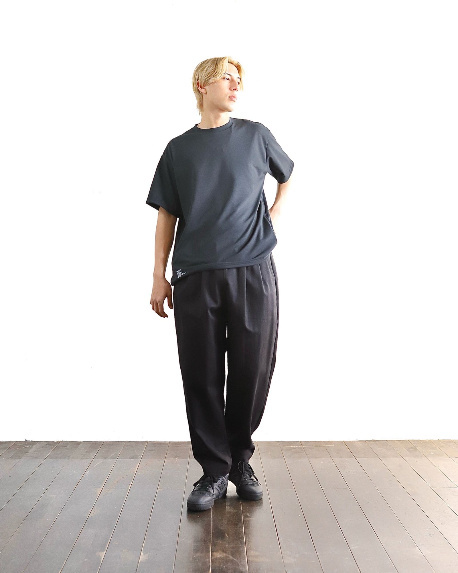 FreshService 24SS 新作 DRY JERSEY S/S CREW NECK TEE(BLACK) style 2024.3.22