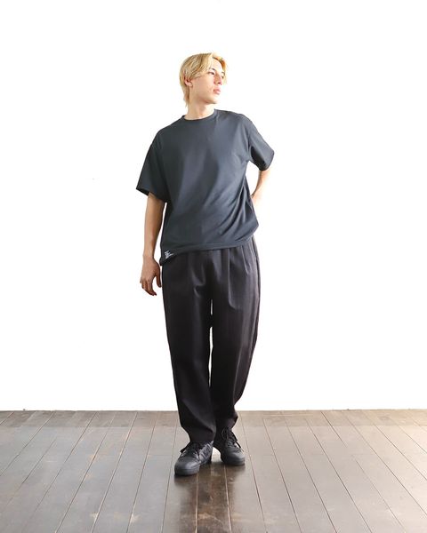 FreshService 24SS 新作 DRY JERSEY S/S CREW NECK TEE(BLACK) style 2024.3.22