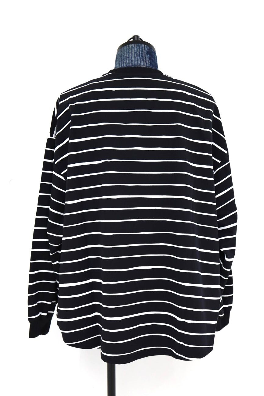 S.F.C 2026FW エスエフシー SUPER BIG LS TEE  (NYLON STRIPE) (SFCFW26CS06)Black☆10月17日(土)発売！