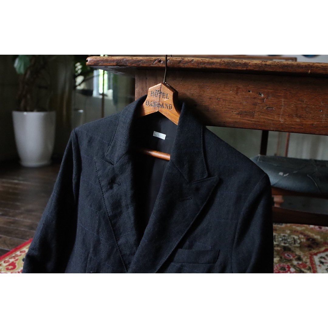 アプレッセ23SSジャケット Double Breasted Jacket(23SAP-01-11M)CHARCOAL