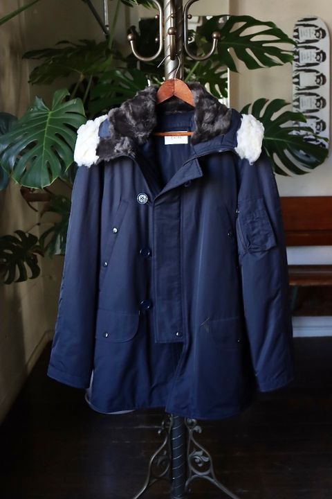 シオタ22AW N-3Bフライトジャケット(BZLM-106M)NAVY