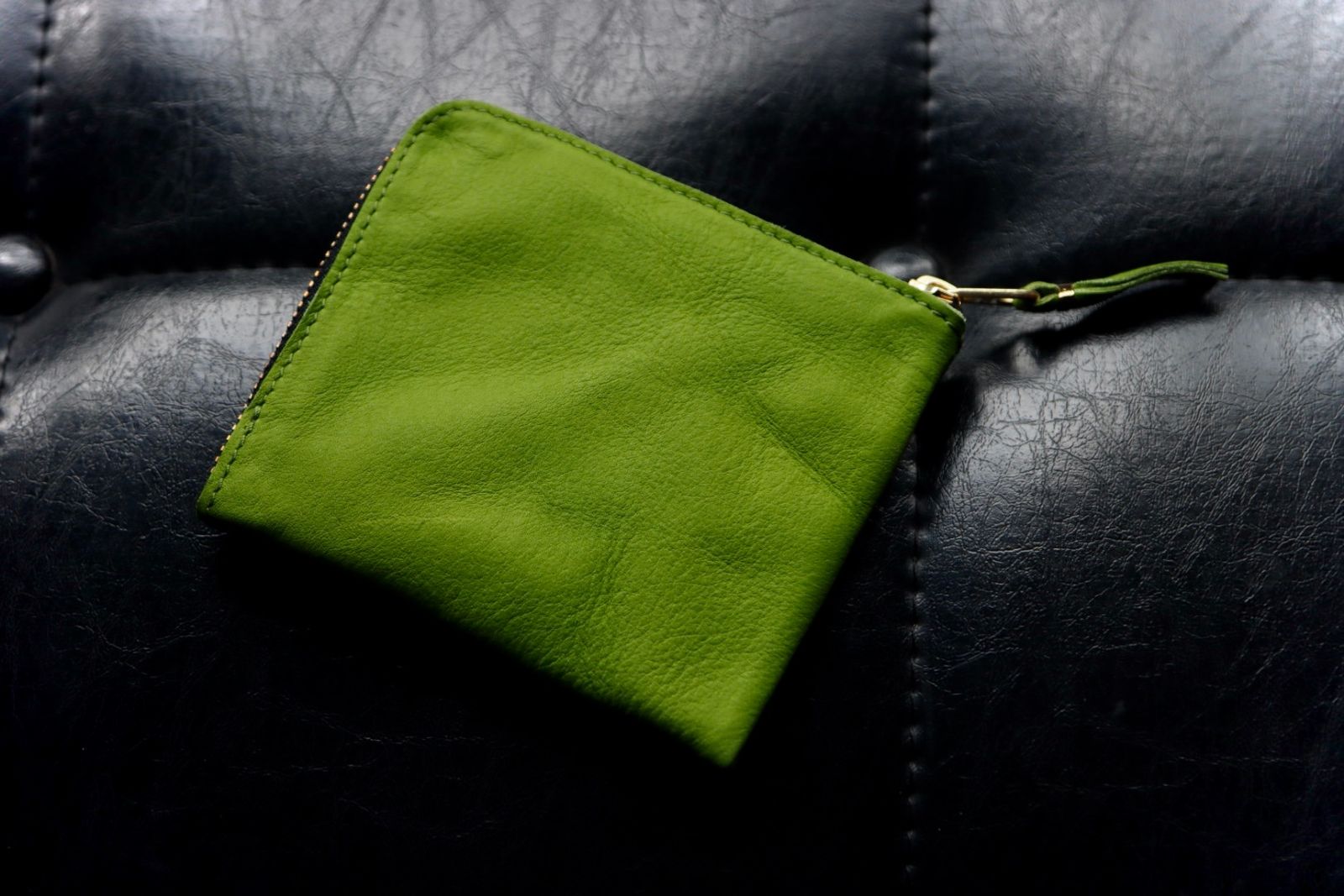 Wallet COMME des GARCONS - コムデギャルソン L字型ジップ WASHED