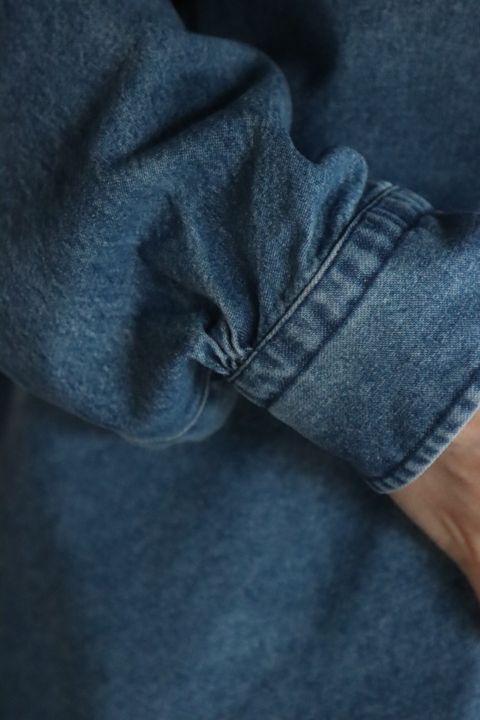 A.PRESSE BD Denim Shirt(22SAP-02-03H)INDIGO style.