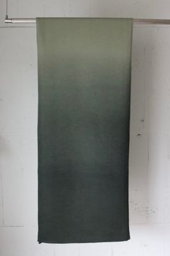 グラフペーパー 25AW Gradient Dyed Wool Knit Scarf(GU253-90494)GREEN☆9月27日(土)発売！