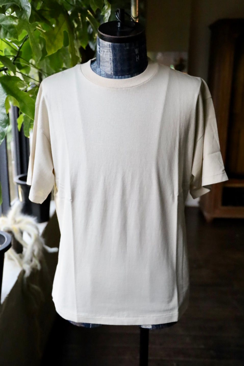 ファウンダ SHORT SLEEVE TEE SHIRT (015FD252004)BEIGE