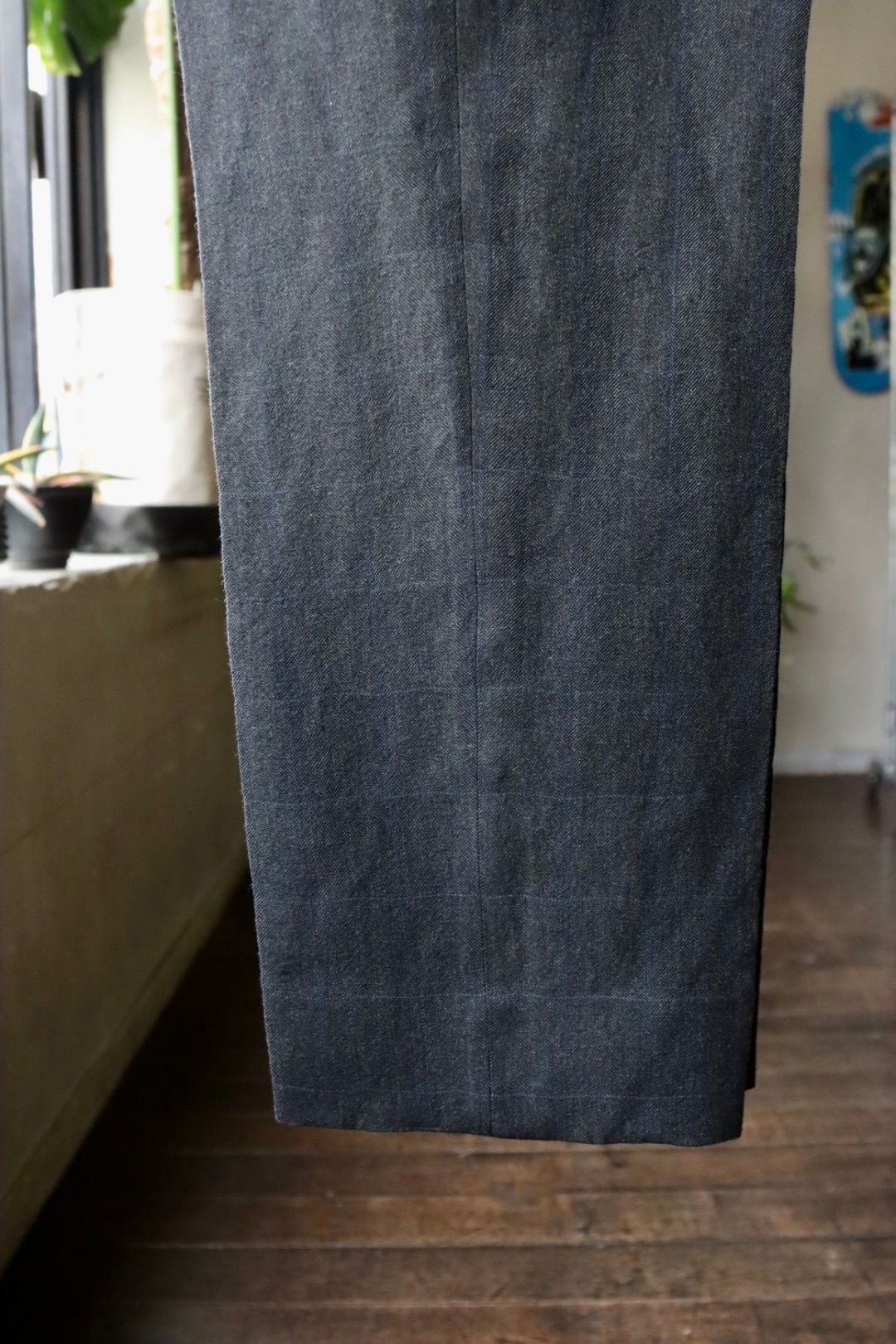 アプレッセ23SSパンツ Wide Tapered Trousers(23SAP-04-20M)CHARCOAL