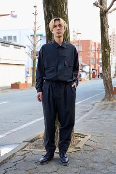 イズネス25SS ジャンプスーツ JUMPSUIT(1006SSJUNPE01)CHARCOAL