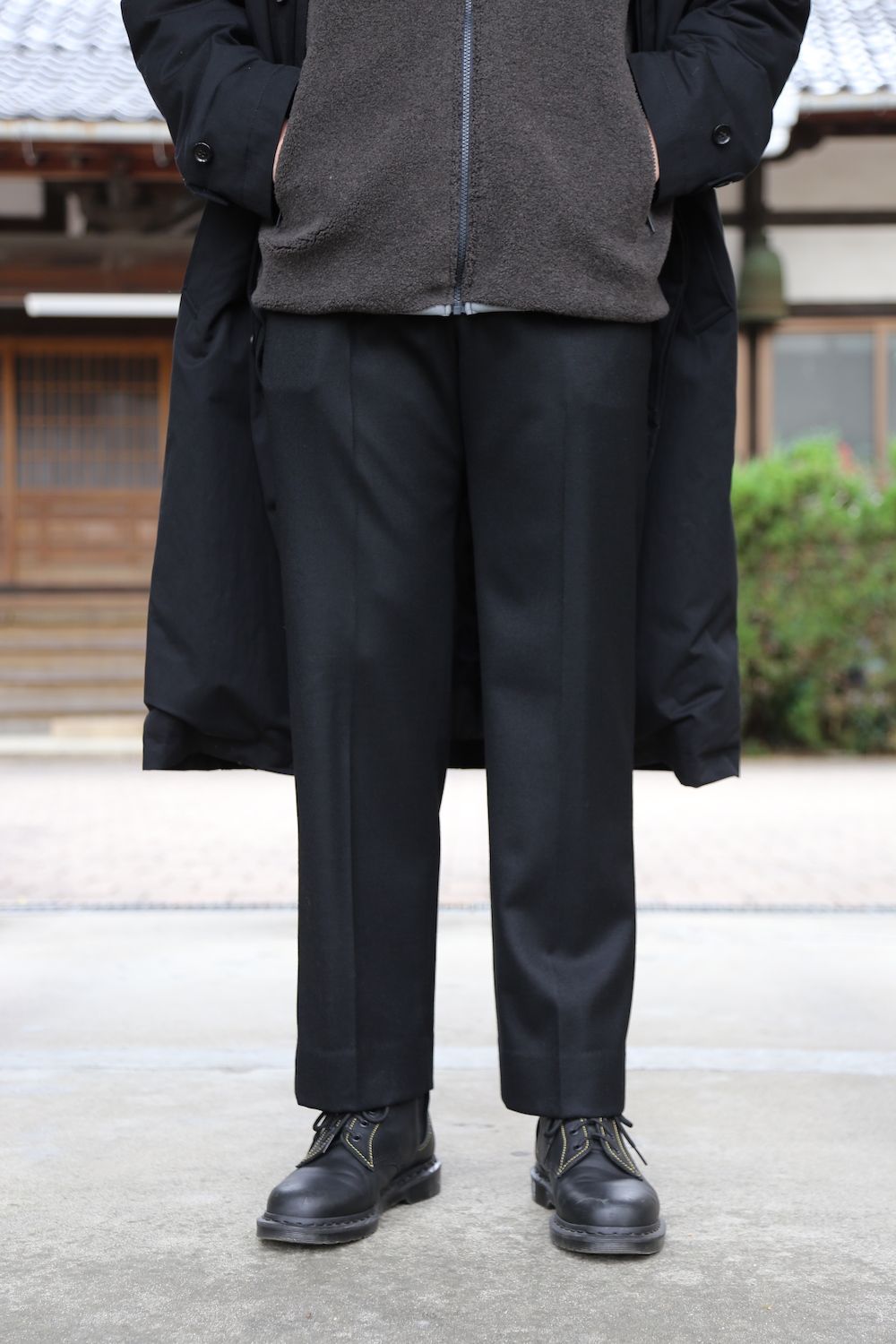 COMME DES GARCONS HOMME 新作CdGH綿ナイロンウェザーコート