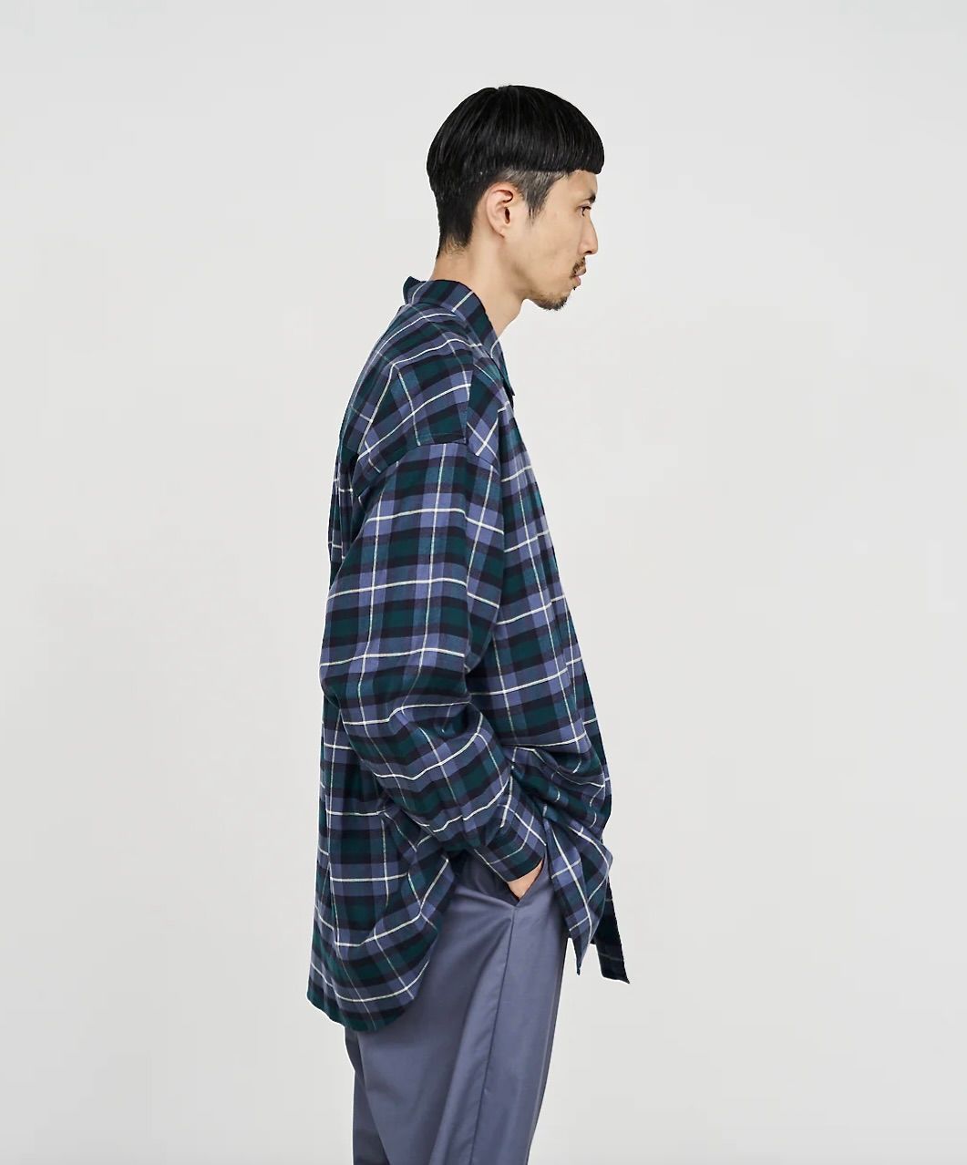 Graphpaper - グラフペーパー23AW シャツ Check Flannel Oversized