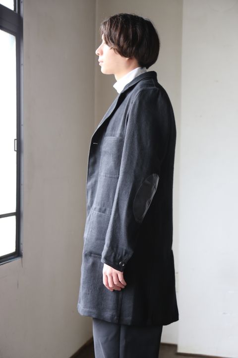 eYe JUNYA WATANABE COMME des GARCONS MAN ウール麻ツイル縮絨×牛革(WF-C401-051) style.2020.9.12.