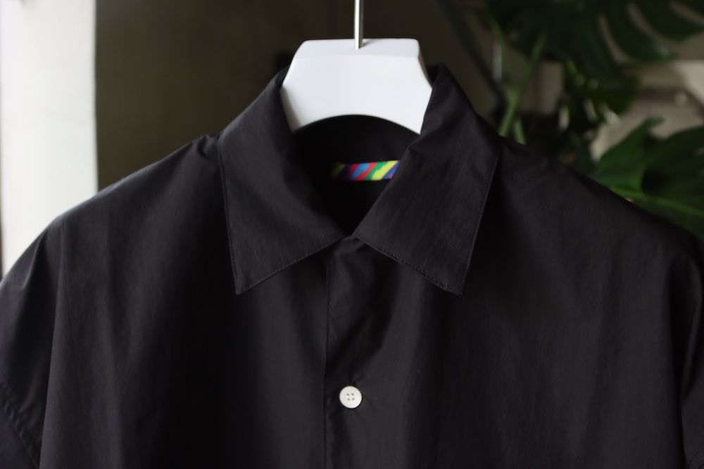 イズネス22SS BALLOON WIDE SHIRT(1022SSSH03)BLACK