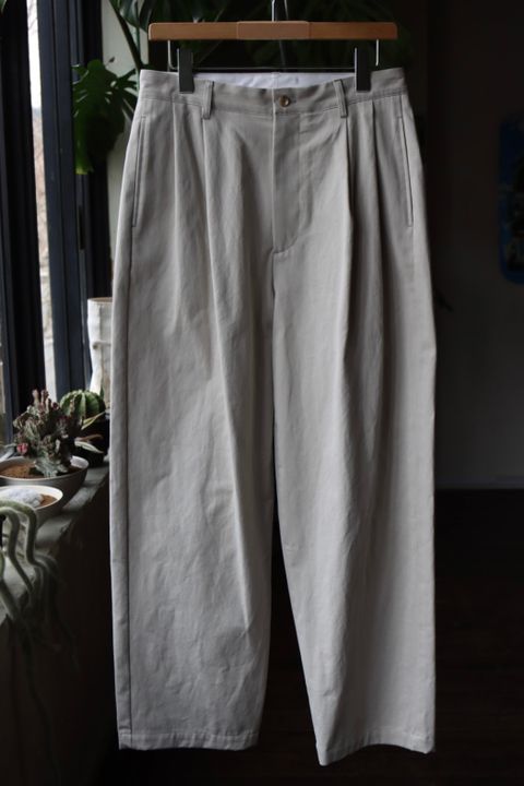 アプレッセ23SSチノ Chino Trousers (23SAP-04-15H)ECRU☆2月25日(土)発売！