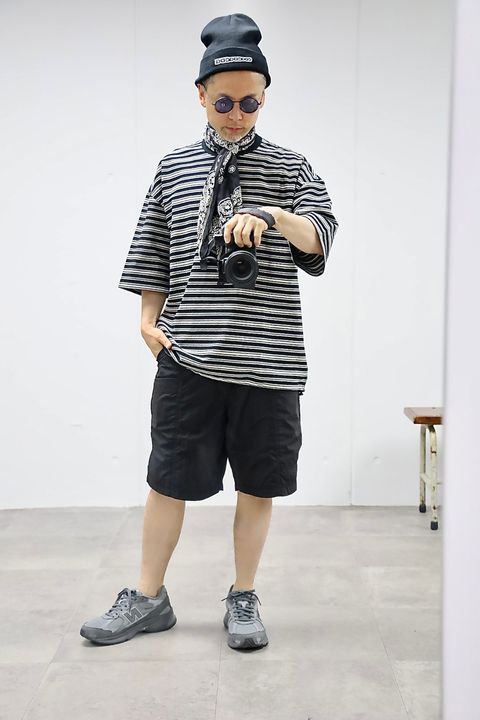 COMME des GARCONS HOMME 26SS ラッセルボーダーTシャツスタイル