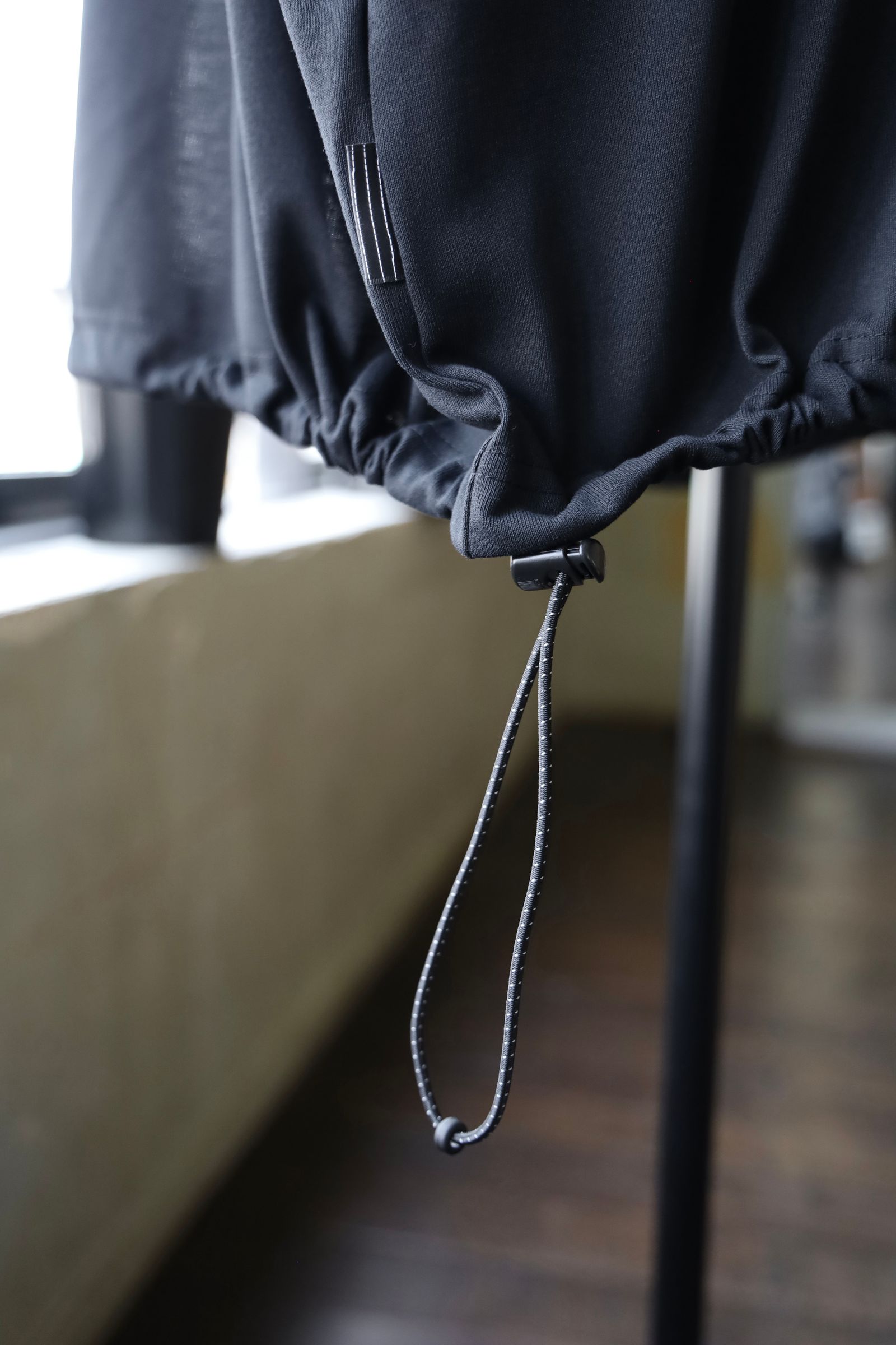 S.F.C 25SS エスエフシー SUPER BIG TEE W DRAWSTRINGS(SFCSS25CS15)Black