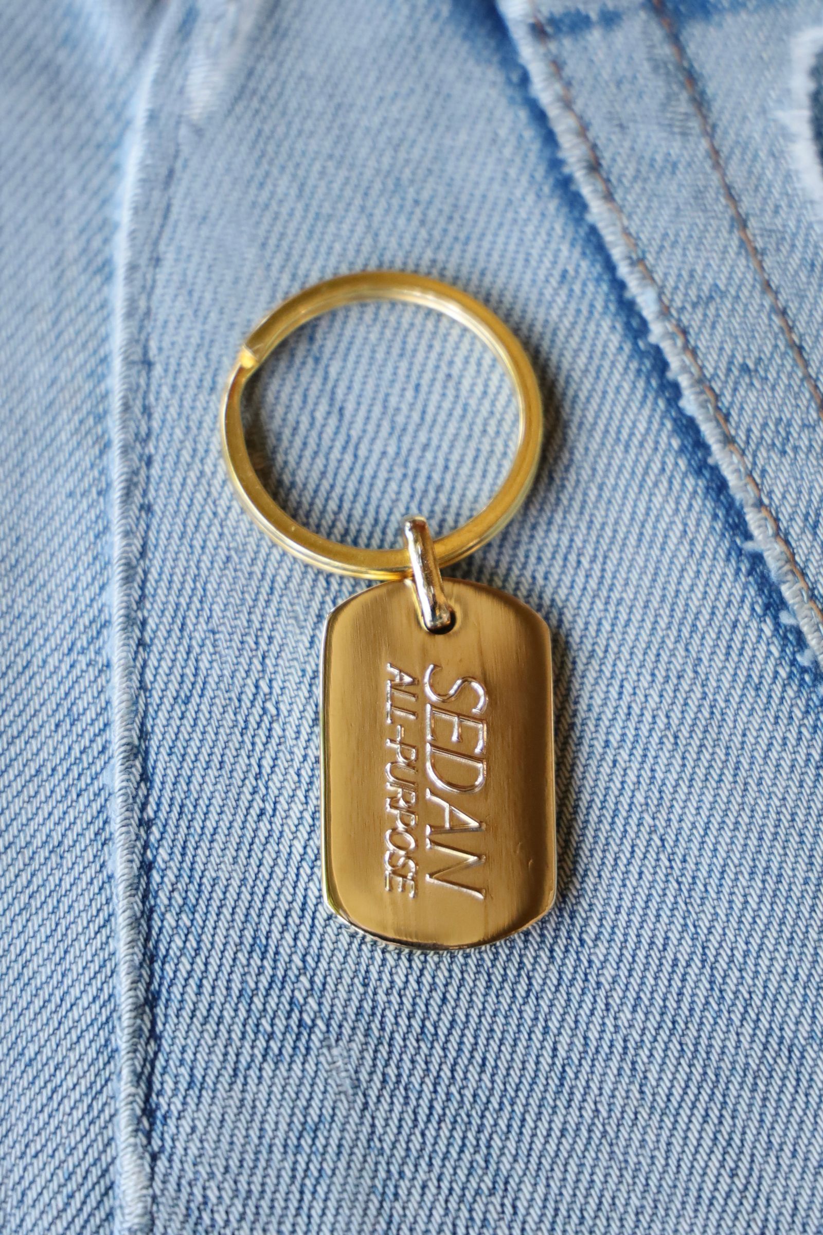 セダンオールパーパス 25AW OG Logo DOGTAG Key Ring(SD24F-AC07)Gold