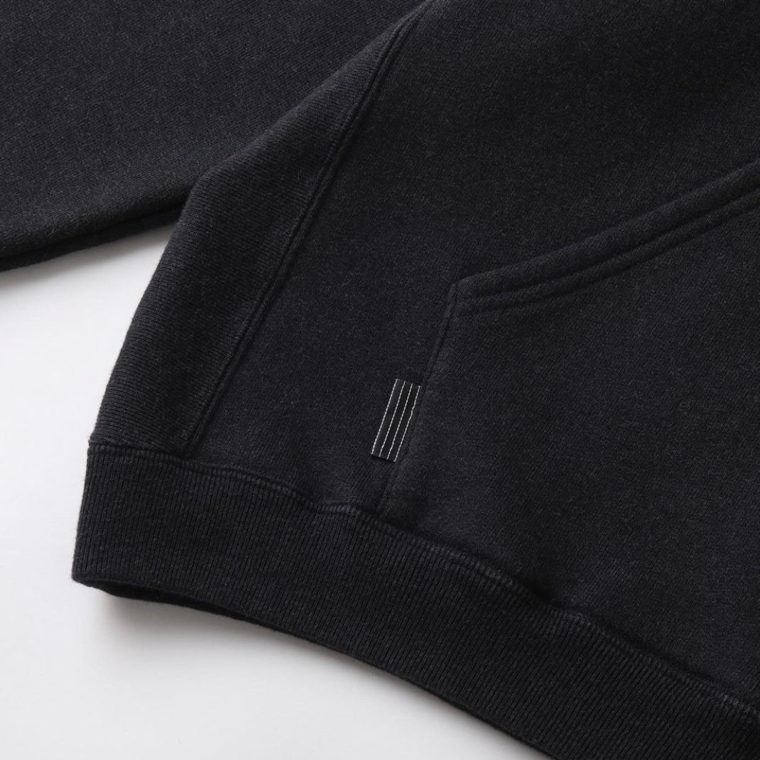 S.F.C 24FW エスエフシーSFC FULL ZIP HOODY(SFCFW24CS02)Black Melange