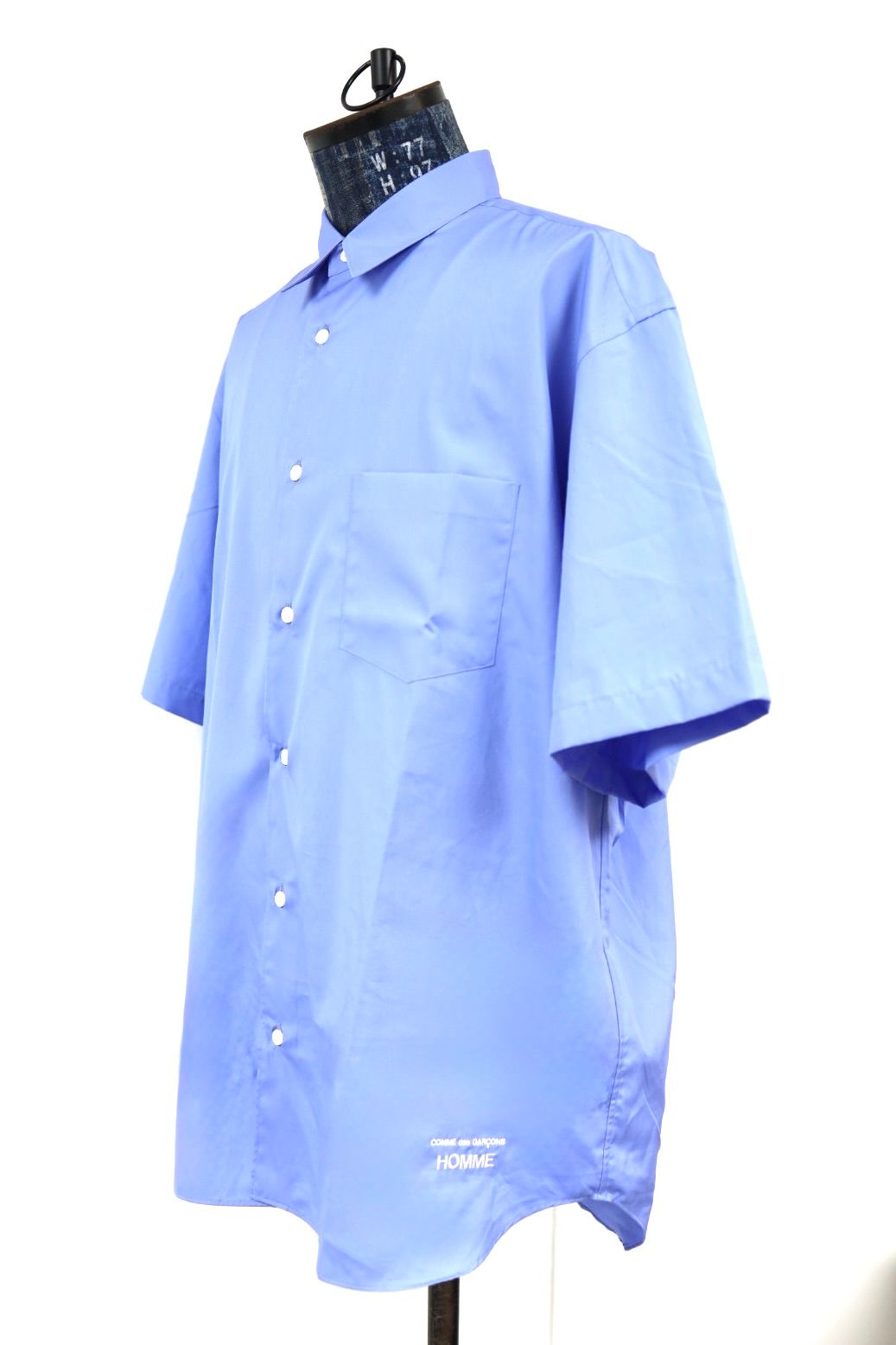 コムデギャルソンオム 綿ブロードS/Sシャツ(HQ-B103-051)SAX☆4月3日(金)新作発売！