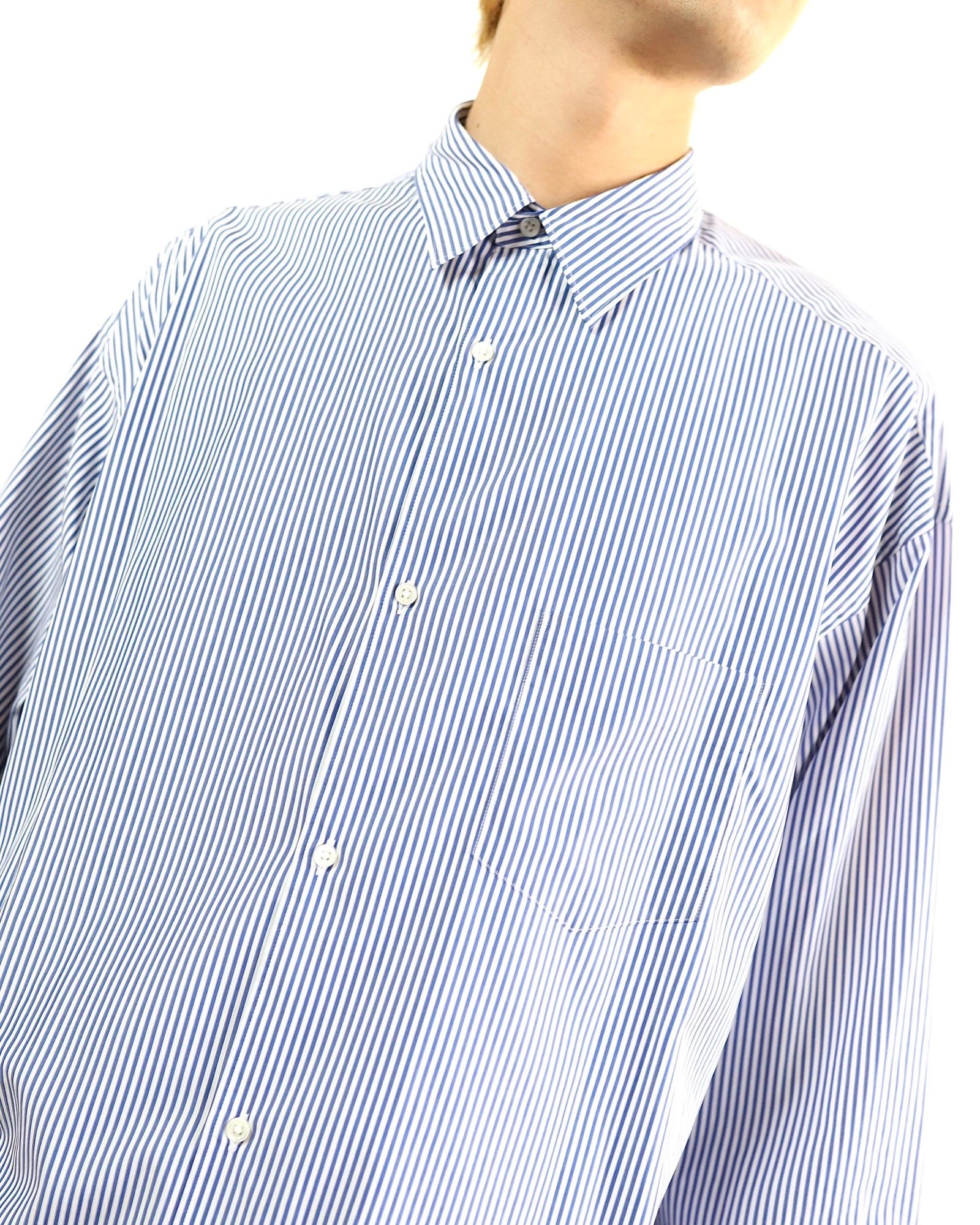 Graphpaper 24SS 新作Broad L/S Oversized Regular Collar Shirt style 2024.2.26