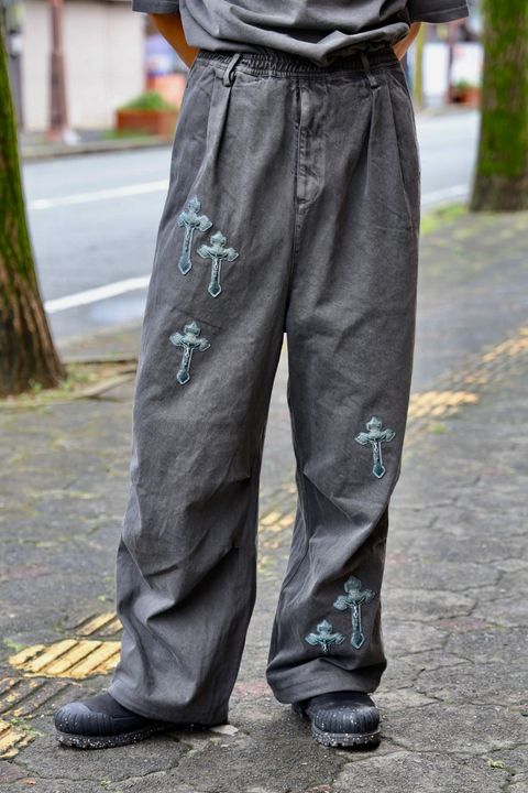 トーキングアバウト ジ アブストラクション 25AW  PARACHUTE PT(2526AW-PT-003)BLACK☆新作発売！