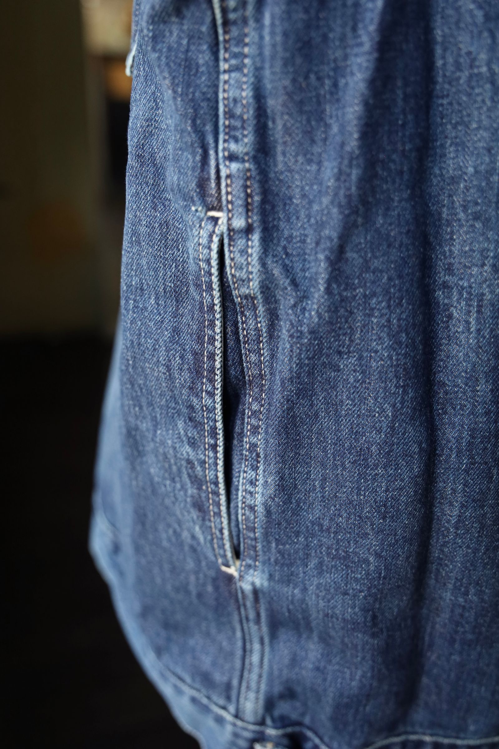 グラフペーパー 25AW Selvage Denim Jacket(GU253-20054DB)INDIGO_DARK FADE