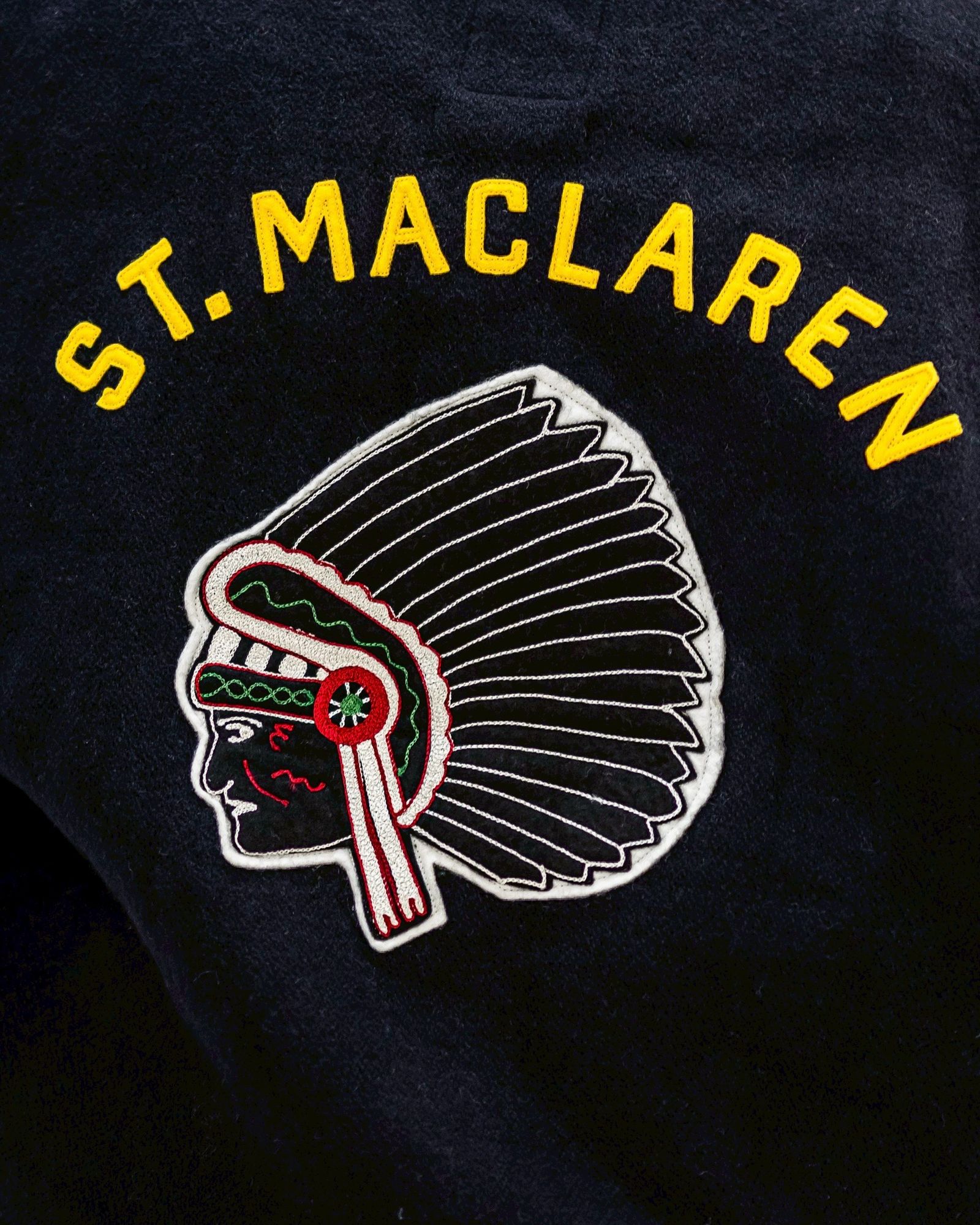 BOW WOW 25FWバウワウ ST. MACLAREN UNIV. VARSITY JACKET AGED(BW252-MUVJ)AGED NAVY×YELLOW★10月11日(土)発売！