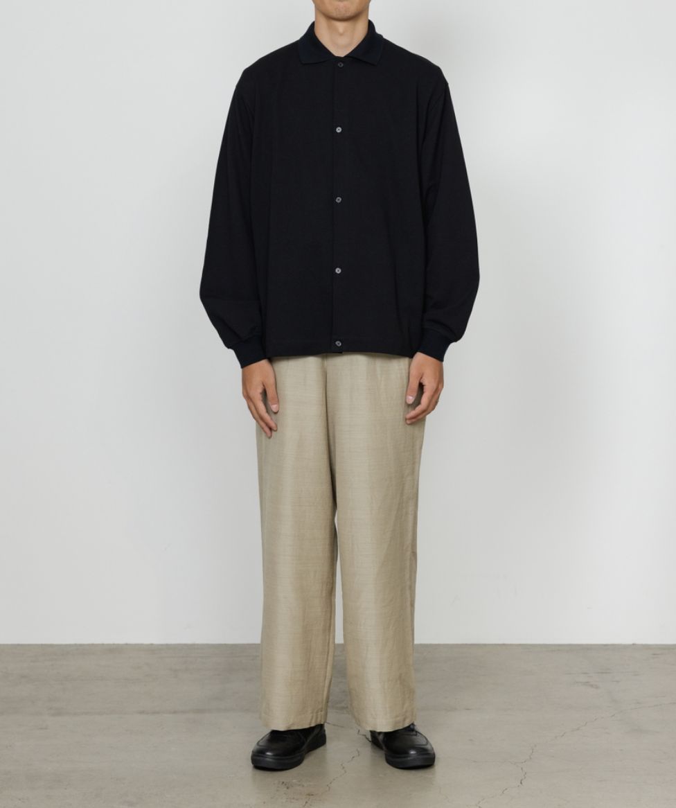 マーカ 26SS シャツカーディガン SHIRT CARDIGAN(M26A14CS01C)BLACK☆新作発売！