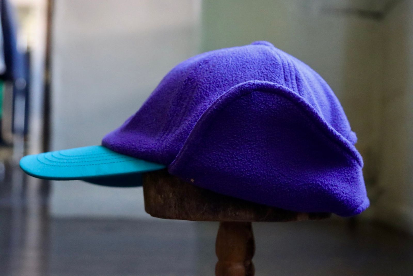 セダンオールパーパスFW23 Arch Logo Ear Flap Fleece Cap(SD23F-CP05)Purple x Teal☆10月28日(土)発売！