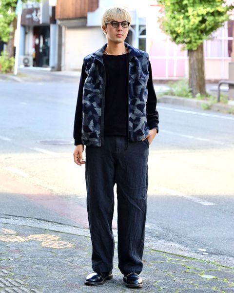COMME des GARCONS HOMME ウールボアフリース MARKスタイル