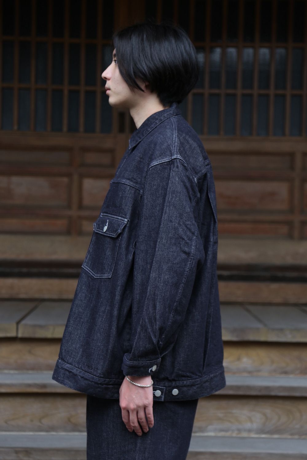 Graphpaper Colorfast Denim Jacket(GM213-30095B) style.2021.7 Graphpaper Colorfast Denim Jacket(GM213-30095B) style.2021.7