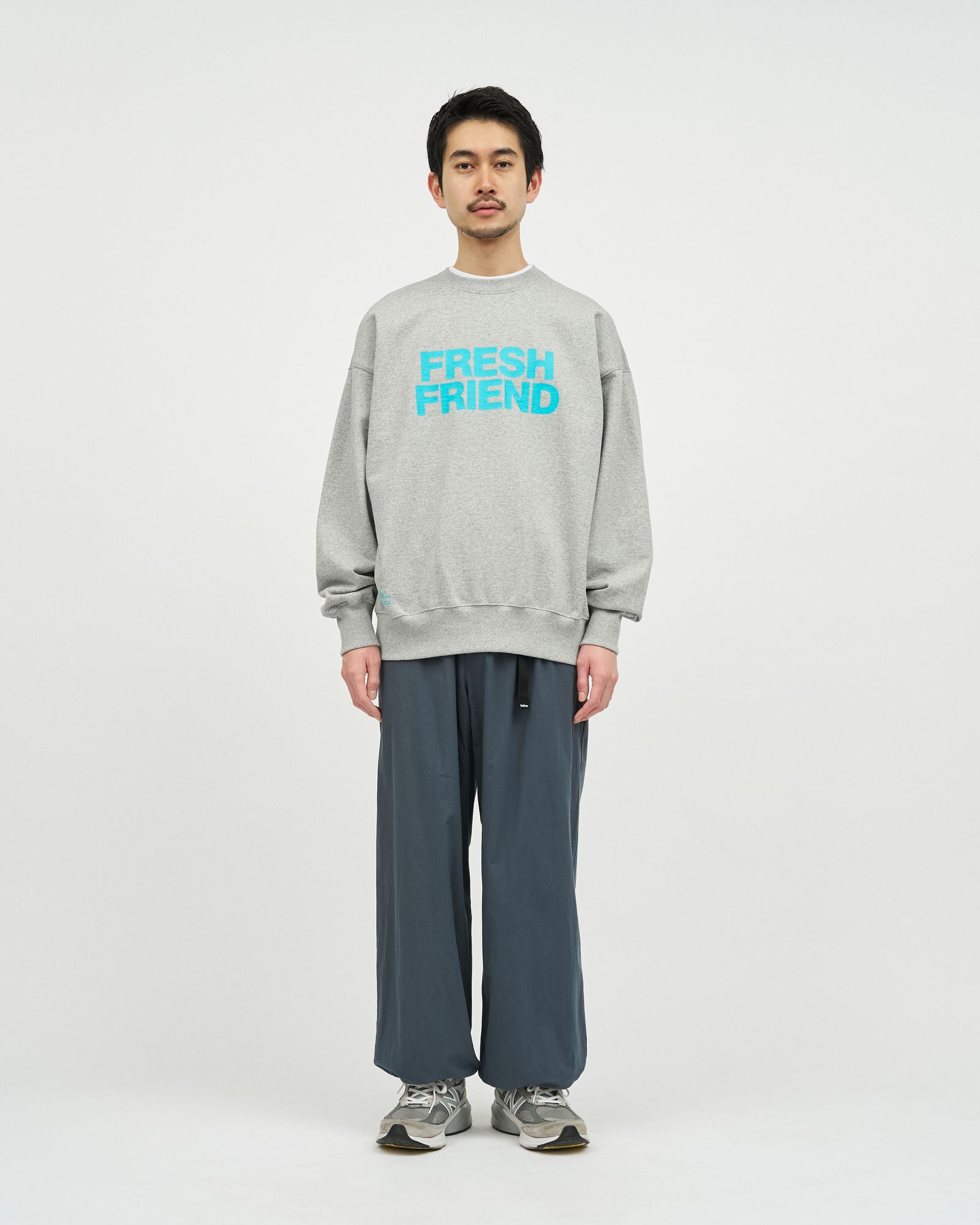 フレッシュサービス FRIEND EDITIONS LIGHT OZ CREW NECK SWEATER(FSC261-70093FE)H .GRAY☆3月14日(土)発売！