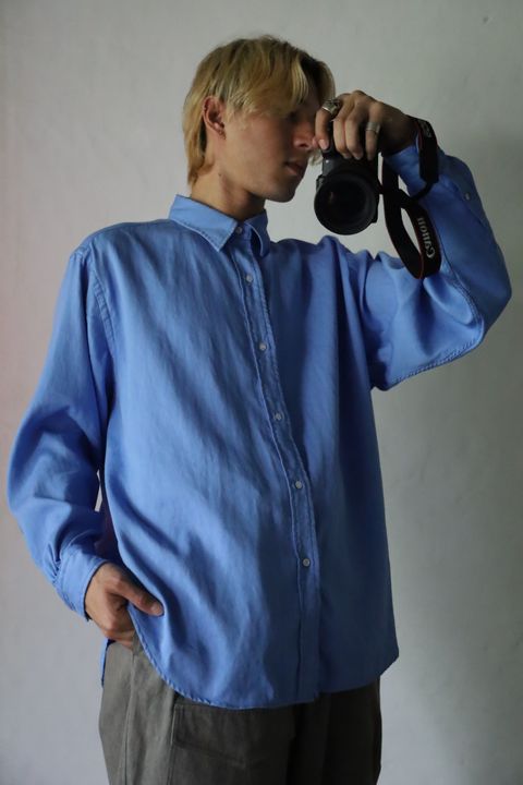 アプレッセ 24SS Double Weave TwillRegular Collar Shirt style 2024.5.7