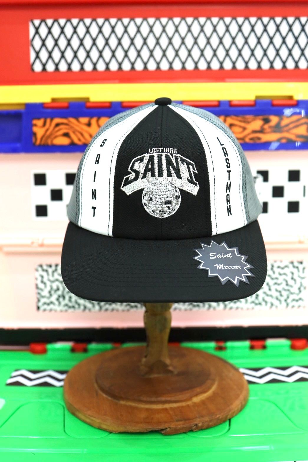 セントマイケル 26SS MIRROR BALL_LM_CAP(SM-MK8-0000-C42)BLACK☆4月11日(土)発売！