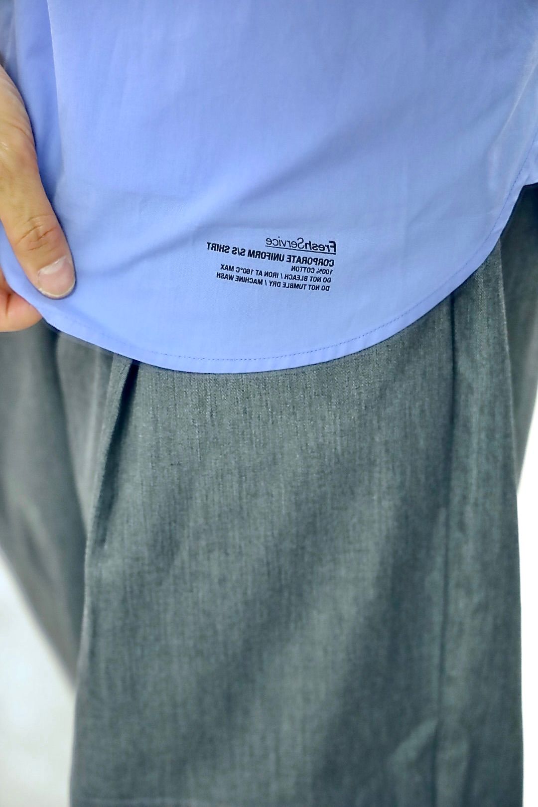 FreshService 26SS CORPORATE WIDE EASY PANTS"H.GRAY"スタイル