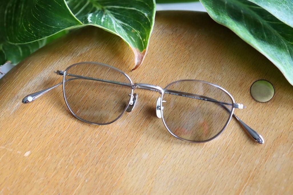 ノチノオプティカル KOUGETSU NOCHINO-N13 #2 PLUTINUM SILVER × GREY GREEN to D.GREY (調光モデル)☆11月22日(土)発売！