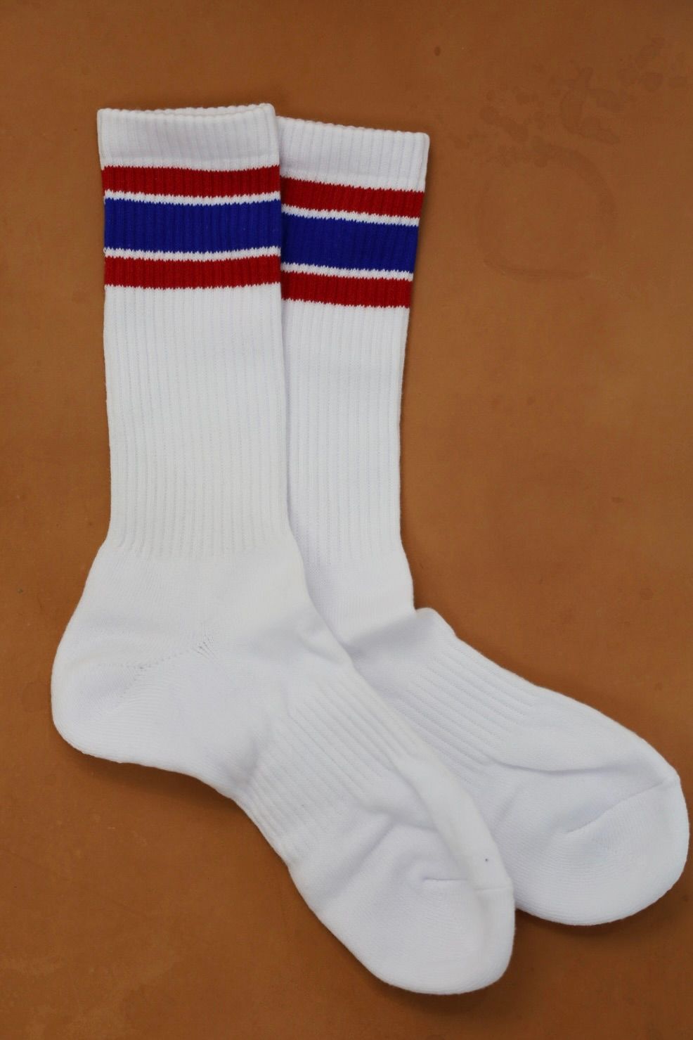 フレッシュサービスソックス 2-PACK MULTI STRIPE CREW SOCKS (FSP263-90199B)BLUE×RED☆7月11日(土)発売！