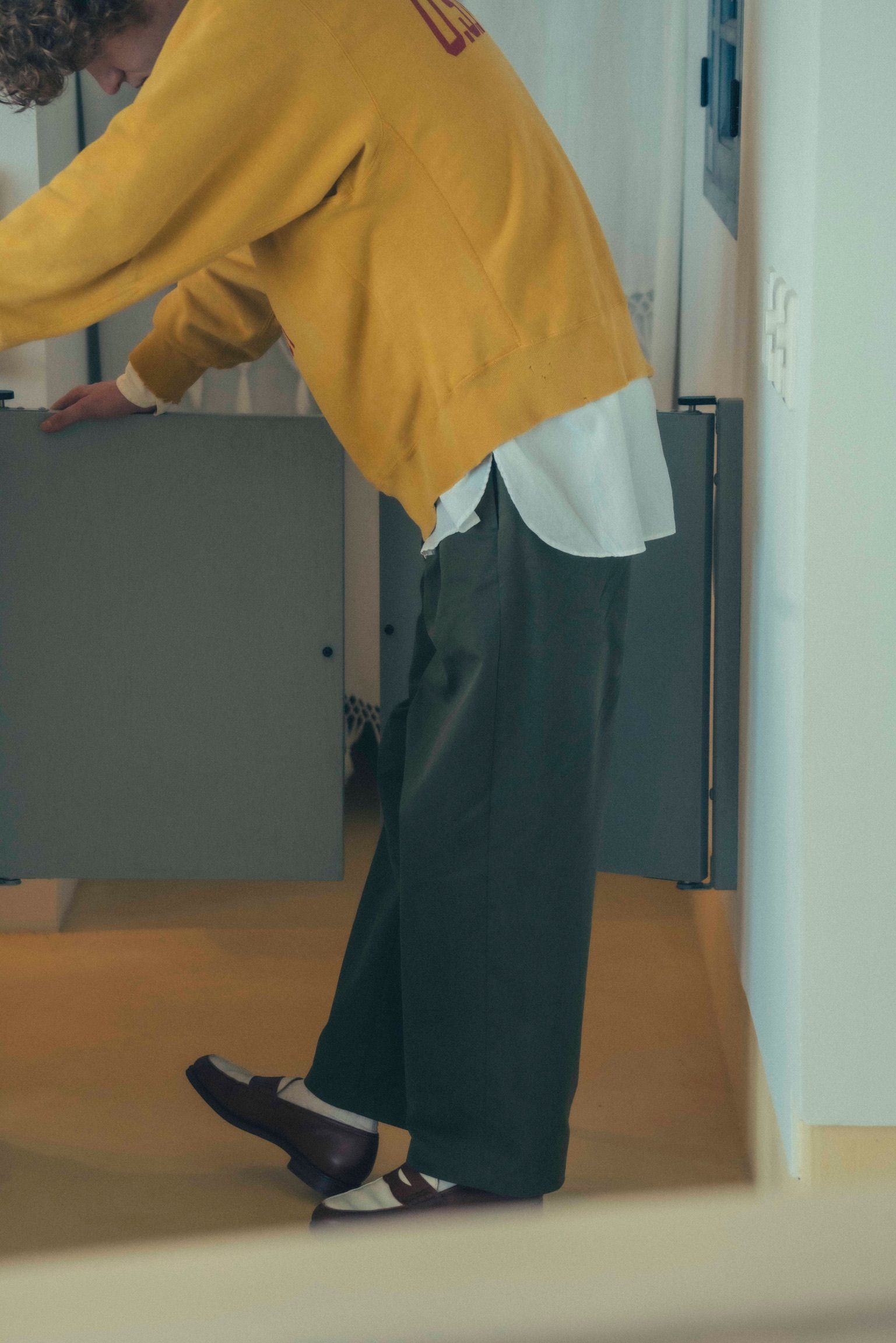 A.PRESSE - アプレッセ22FW Chino Trousers (22AAP-04-06H)OLIVE A.PRESSE - アプレッセ22FW Chino Trousers (22AAP-04-06H)OLIVE